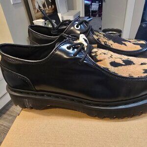 Doc Martens Zeffir 3i Bex Buttero Hair/Leather Oxfords Women's Size 8 Mens 7 NEW